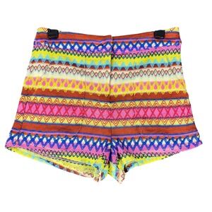 Tcec Crochet Knit Shorts Women S Colorful Boho Stretch Festival Pull On‎